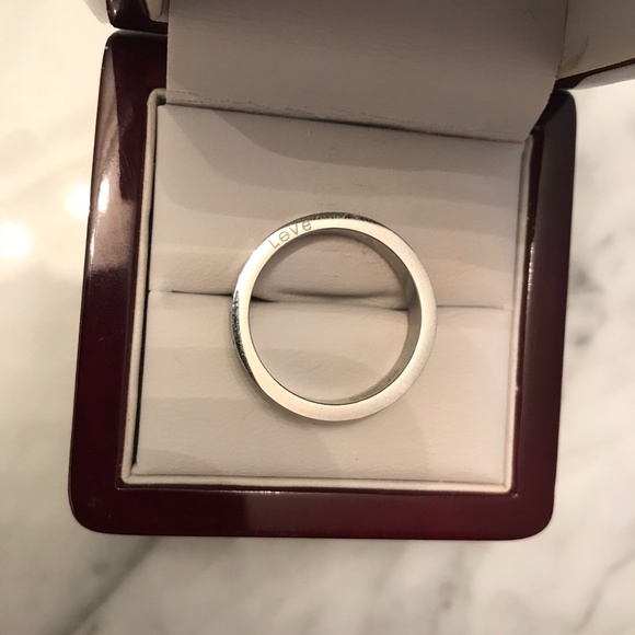 Screw Motif Love Ring - Size 9 approx. - Picture 6 of 7